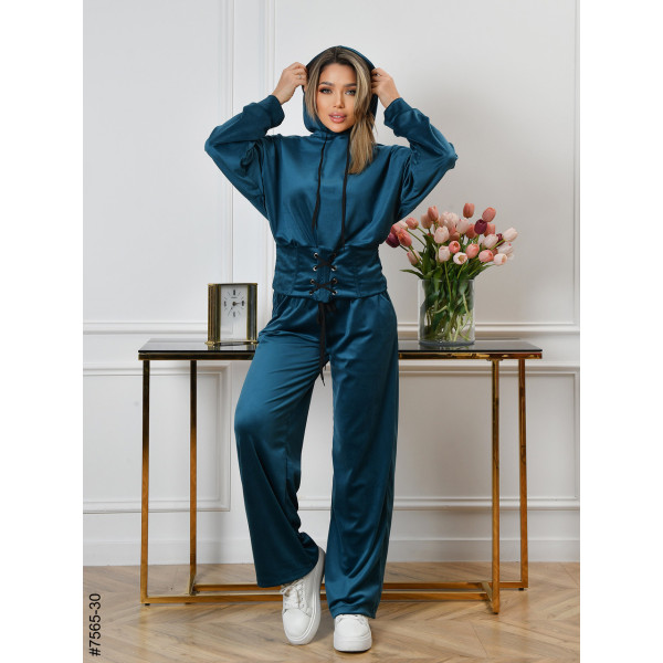 7565-30 Спортивний костюм жіночий велюр норма (4 од: 44,46,48,50)