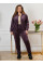 3610-21 Спортивний костюм жіночий на блискавці велюр батал (3 од: 54,56,58)