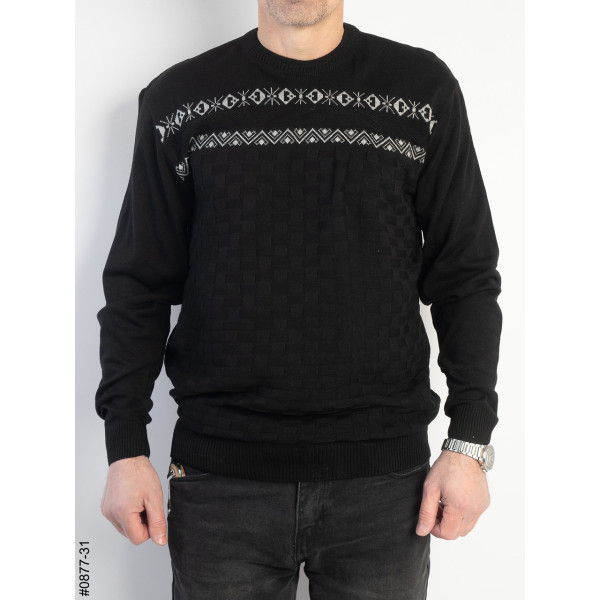 0877-31 Светр чоловічий норма (3 од: XL,XXL,3XL)