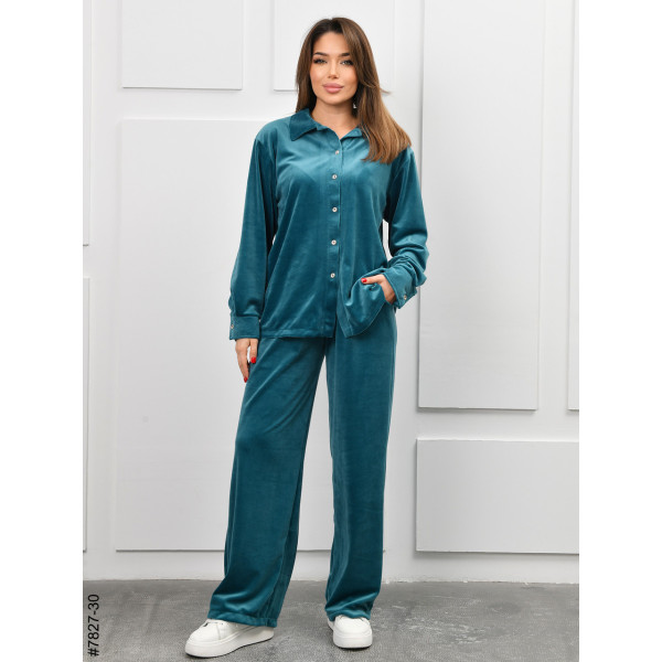 7827-30 Костюм жіночий велюр (4 од: 44,46,48,50)