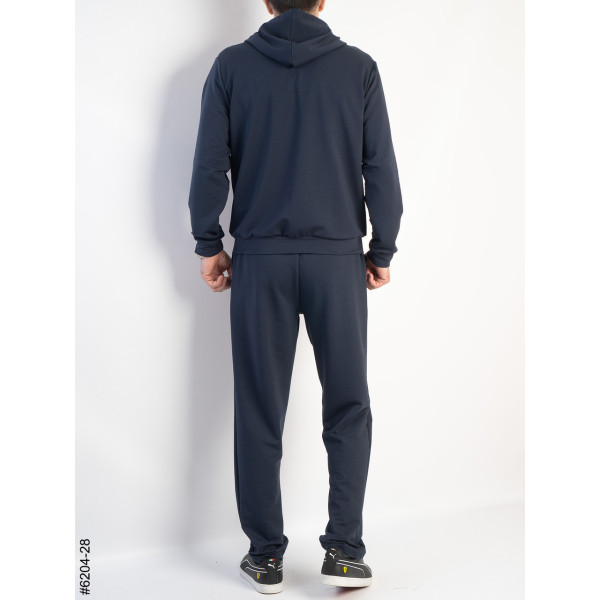 6204-28 Спортивний костюм чоловічий пряма штанина турецька двонитка норма (5 од: 48,50,52,54,56)