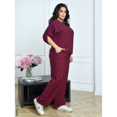 4545-12 Костюм жіночий льон жатка батал (4 од: 54,56,58,60)