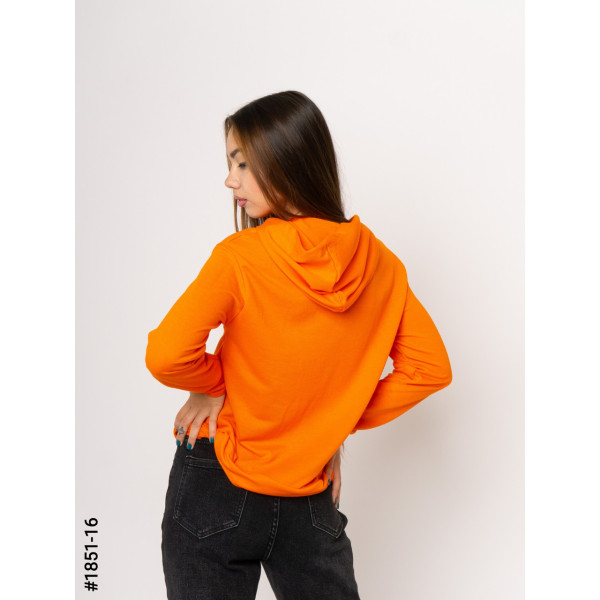 1851-16 Худі жіночі двунитка з принтом норма (3 од: S-M, M-L, L-XL)