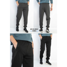 МІКС 6120 Спортивні штани чоловічі на манжеті на флісі котон норма (мікс кольорів 6 од: L,XL,2XL,3XL)