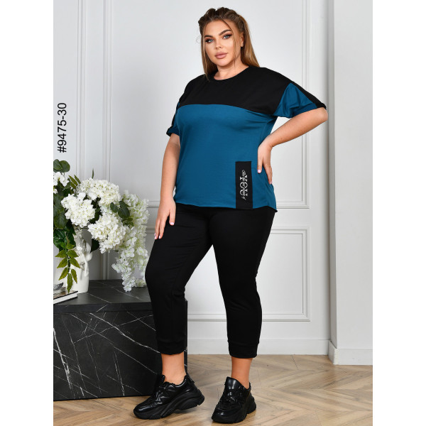 9475-30 Спортивний костюм жіночий двонитка батал (4 од: 54,56,58,60)