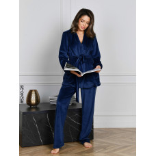 5240-26 Костюм домашній жіночий велюр (3 од: 42-44,46-48,50-52)
