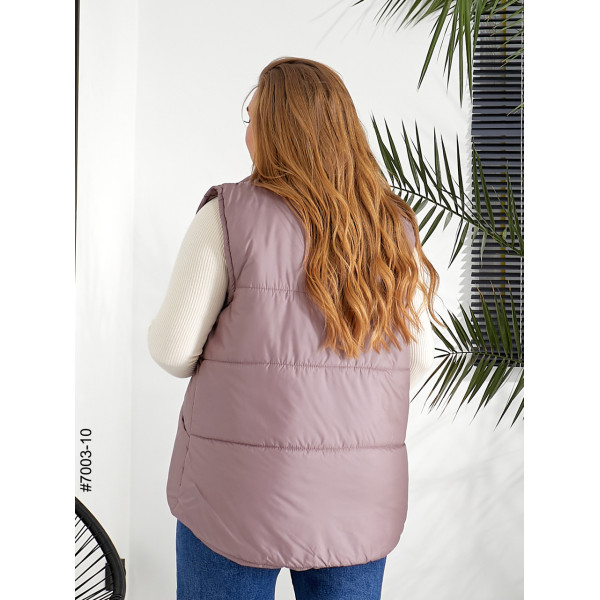7003-10 Жилетка жіноча на холофайбері батал (3 од: 54,56,58)