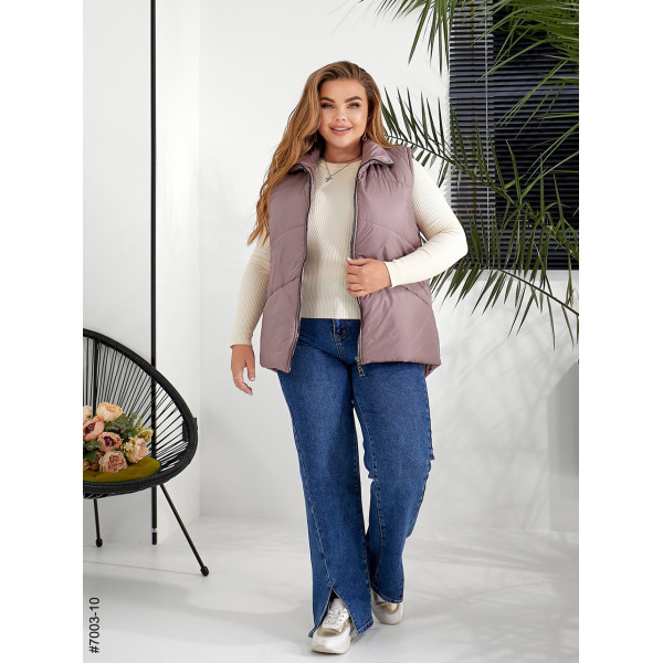 7003-10 Жилетка жіноча на холофайбері батал (3 од: 54,56,58)