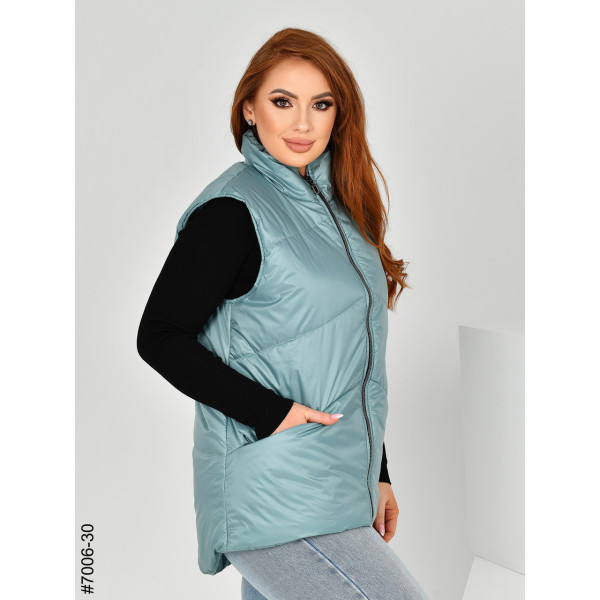 7006-30 Жилетка жіноча на холофайбері полубатал (3 од: 48,50,52)