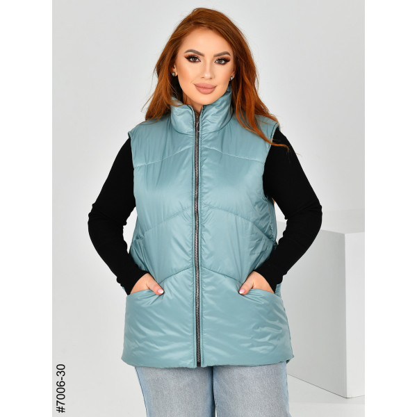 7006-30 Жилетка жіноча на холофайбері полубатал (3 од: 48,50,52)