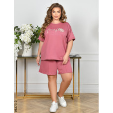 6370-9 Спортивний костюм жіночий двонитка батал (3 од: 54,56,58)