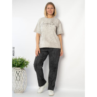 5625-32 Спортивний костюм жіночий турецька варьонка напівбатал (4 од: 48,50,52,54)