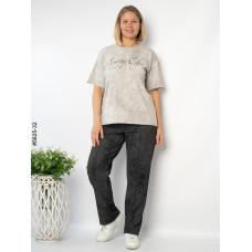 5625-32 Спортивний костюм жіночий турецька варьонка напівбатал (4 од: 48,50,52,54)