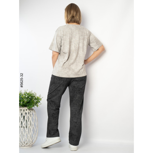 5625-32 Спортивний костюм жіночий турецька варьонка напівбатал (4 од: 48,50,52,54)