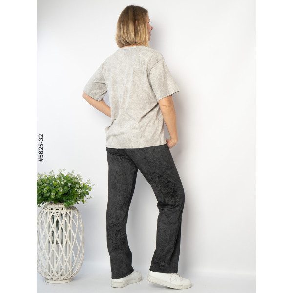 5625-32 Спортивний костюм жіночий турецька варьонка напівбатал (4 од: 48,50,52,54)