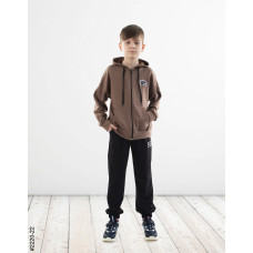 2220-22 Спортивний костюм на блискавці двонитка підліток (4 од: 36,38,40,42)