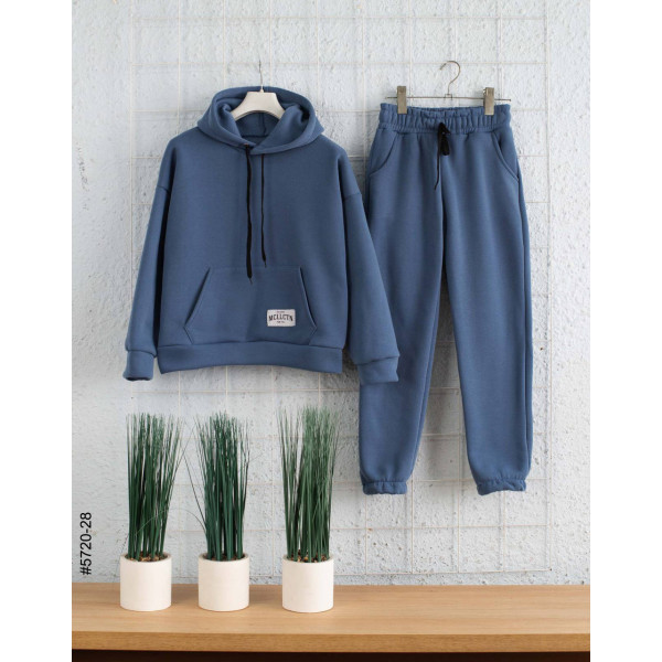 5720-28 Спортивний костюм тринитка на флісі підліток (4 од: 36,38,40,42)