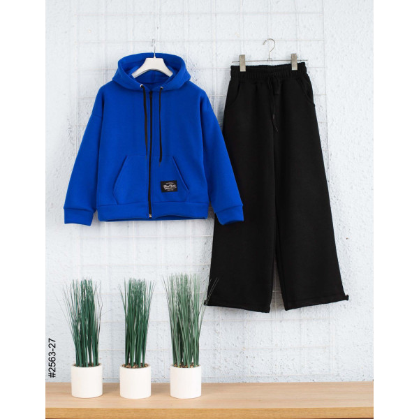 2563-27 Спортивний костюм тринитка на флісі підліток (4 од: 36,38,40,42)