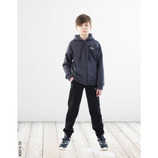 2614-32 Спортивний костюм на блискавці тринитка на флісі підліток (4 од: 36,38,40,42)