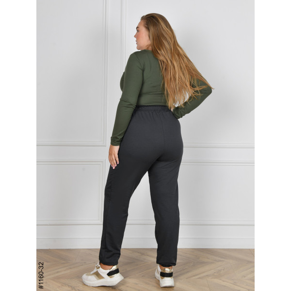 1160-32 Спортивні штани жіночі турецька двунитка батал (4 од: 54,56,58,60)