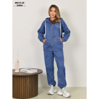 6610-28 Костюм жіночий турецька тринитка на флісі варьонка норма (3 од: 42,44,46)