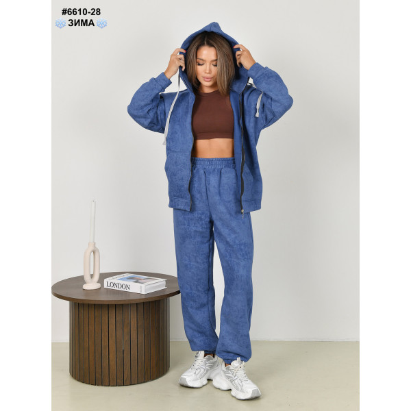 6610-28 Костюм жіночий турецька тринитка на флісі варьонка норма (3 од: 42,44,46)
