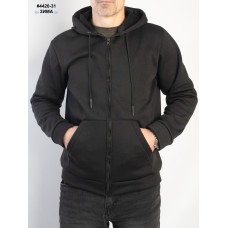 4420-31 Толстовка чоловіча на блискавці тринитка на флісі норма (5 од: 48,50,52,54,56)