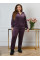 3620-21 Спортивний костюм жіночий на блискавці велюр батал (3 од: 54,56,58)