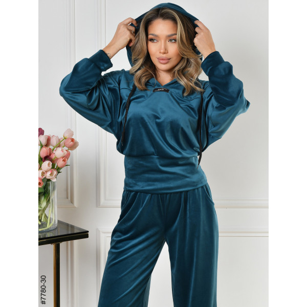 7780-30 Спортивний костюм жіночий велюр норма (4 од: 44,46,48,50)