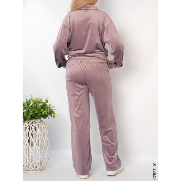 7827-10 Костюм жіночий велюр (4 од: 44,46,48,50)