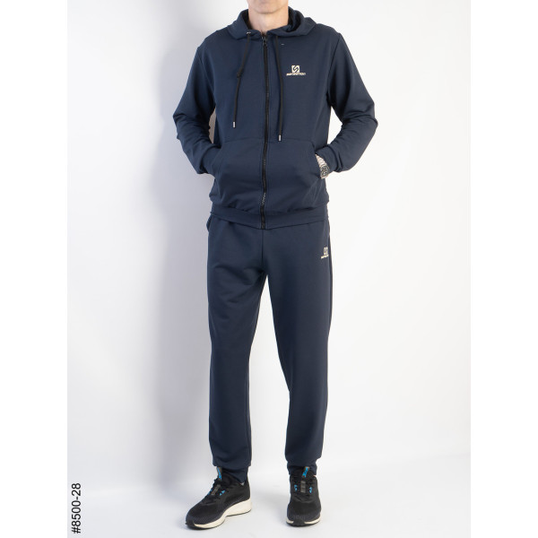 8500-28 Спортивний костюм чоловічий на манжеті турецька двонитка норма (5 од: 48,50,52,54,56)