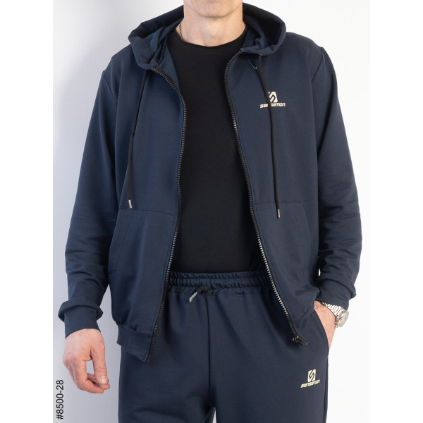 8500-28 Спортивний костюм чоловічий на манжеті турецька двонитка норма (5 од: 48,50,52,54,56)