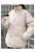 0521-10 белая женская куртка (синтепон,oversize. 5 ед. размеры норма-полубатал: S. M. L. XL. 2XL)