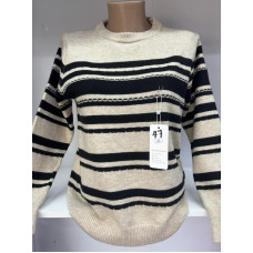 0047 * мікс квітів жіночий светр (10 од., розміри напівбатал: 52) видача наступного дня