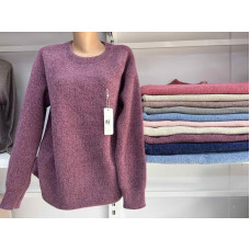 0097 * мікс квітів жіночий светр (10 од., розміри напівбатал: 48-52) видача наступного дня