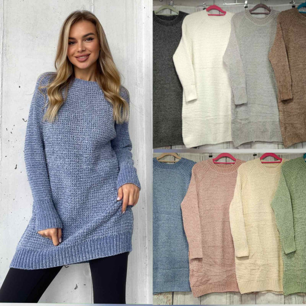 0435-99* мікс кольорів жіноча велюрова туніка (5 од., розміри норма: 40-48 оверсайз) видача наступного дня