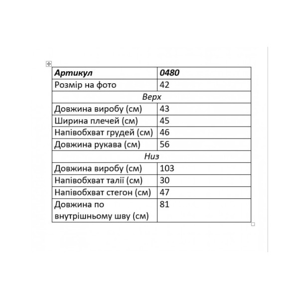 0480-42 темно-блакитний жіночий спортивний костюм на манжеті (5'TH AVENUE, велюровий, з капюшоном, 4од. розміри норма: 42. 44. 46. 48)