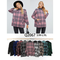 2067* мікс кольорів жіночий светр (10 од., розміри норма: S-XL) видача наступного дня