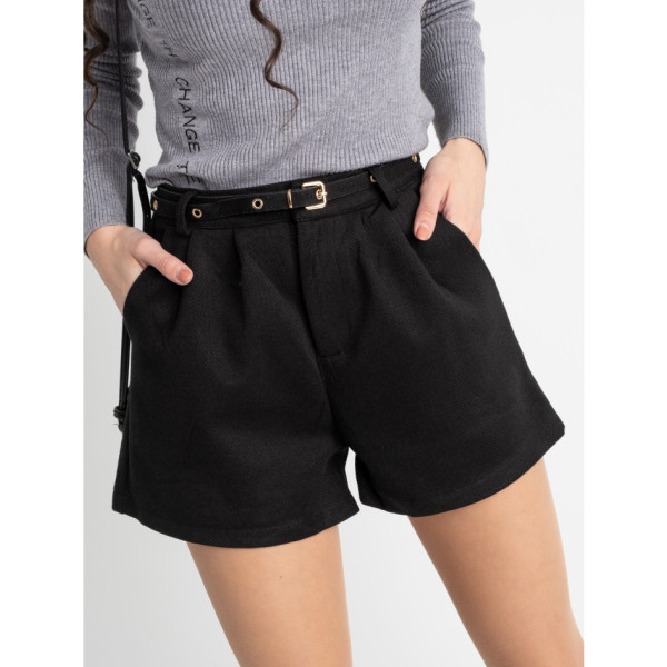 2801-1 чорні шорти твідові жіночі (3 од. розміри: S.M.L)