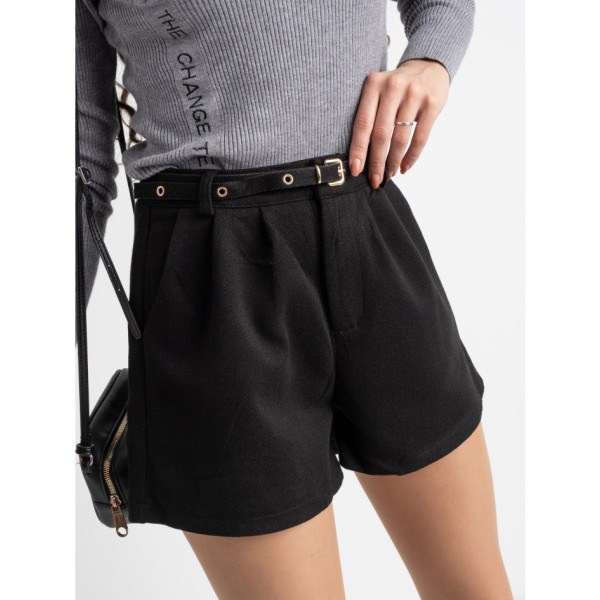 2801-1 чорні шорти твідові жіночі (3 од. розміри: S.M.L)