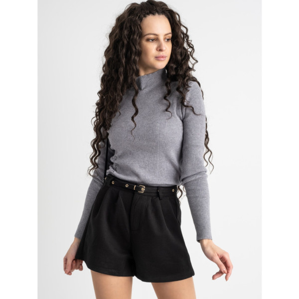 2801-1 чорні шорти твідові жіночі (3 од. розміри: S.M.L)