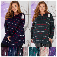 3104 * мікс квітів жіночий светр (кашемір, 5 од., розміри батал: 58-60 універсальний) видача наступного дня