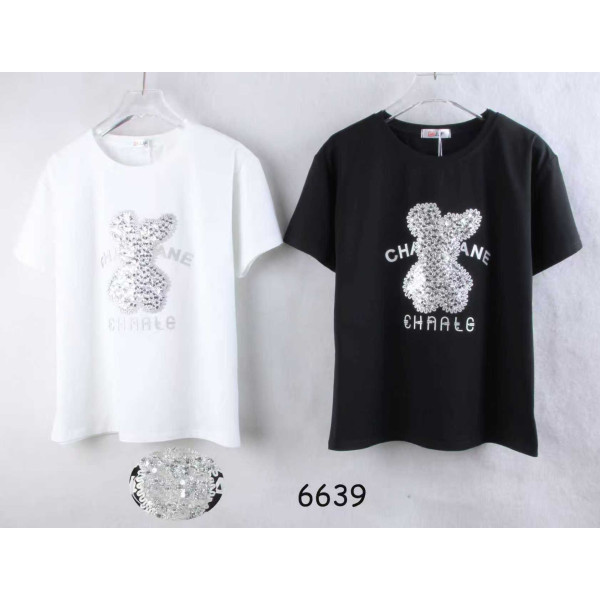 6639# мікс квітів жіноча футболка (10 од., розміри норма: 44/46/48) видача наступного дня