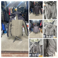 7338* вибір кольору зимова чоловіча куртка на хутрі (4 од., розміри батал: XL-4XL) видача наступного дня