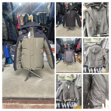 7338* вибір кольору зимова чоловіча куртка на хутрі (4 од., розміри батал: XL-4XL) видача наступного дня