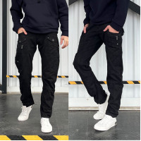 1708-997 мікс моделей чорні чоловічі джинси (MIGACH, котонові, 7 од. розміри норма: 29. 30. 31. 32. 32. 32. 33,)