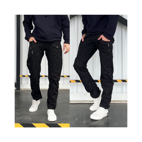 1708-997 мікс моделей чорні чоловічі джинси (MIGACH, котонові, 7 од. розміри норма: 29. 30. 31. 32. 32. 32. 33,)