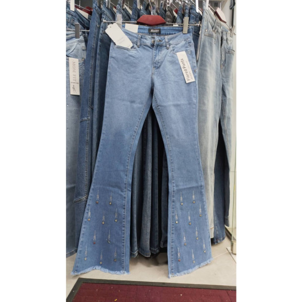6007# блакитні жіночі стрейчові джинси New Jeans (6 од., розміри норма: 26-31) видача наступного дня