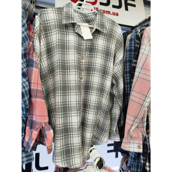 7756# выбор цвета женская рубашка JJF (4 ед, размеры полубатал: 3XL-6XL) выдача на следующий день