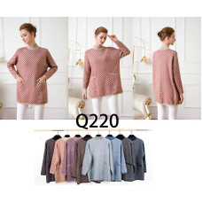 0220 мікс кольорів жіночий кардиган (Kiss me, 5 од., розміри батал: XL-3XL)